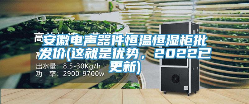 安徽电声器件恒温恒湿柜批发价(这就是优势，2022已更新)