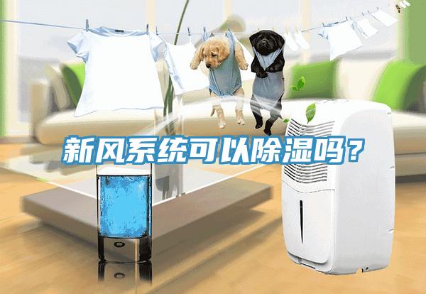 新风系统可以除湿吗？