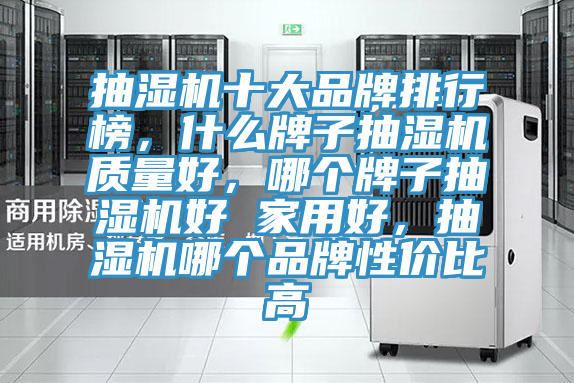 抽湿机十大品牌排行榜，什么牌子抽湿机质量好，哪个牌子抽湿机好 家用好，抽湿机哪个品牌性价比高