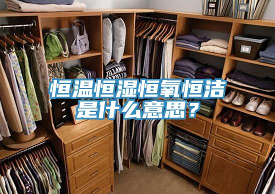 恒温恒湿恒氧恒洁是什么意思？