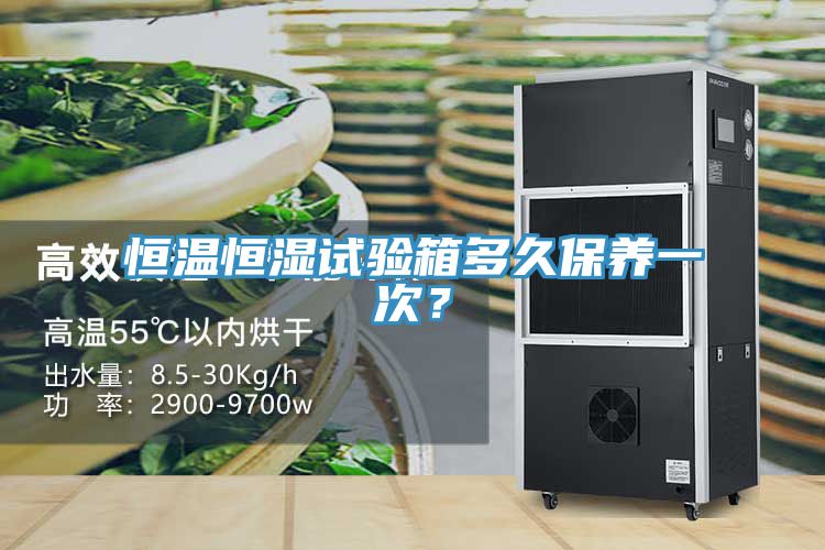 恒温恒湿试验箱多久保养一次？