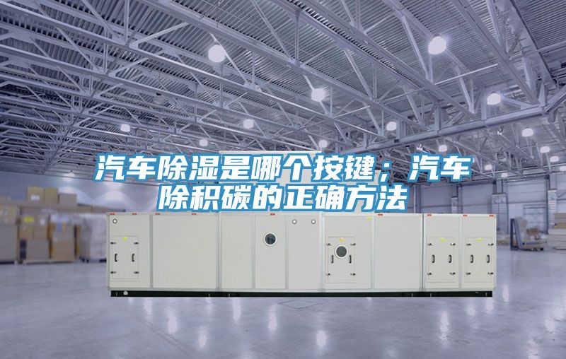 汽车除湿是哪个按键；汽车除积碳的正确方法