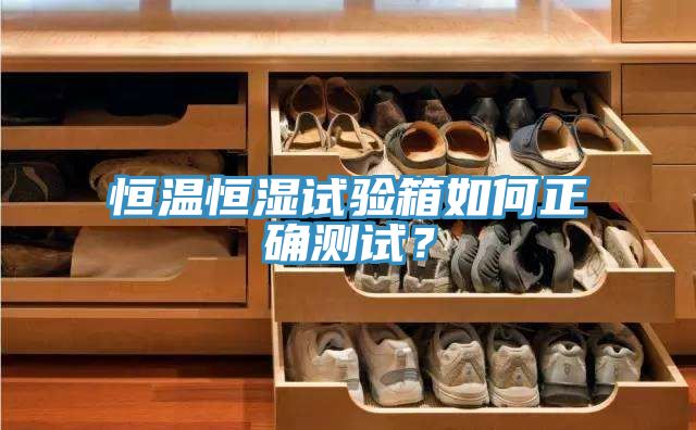 恒温恒湿试验箱如何正确测试？