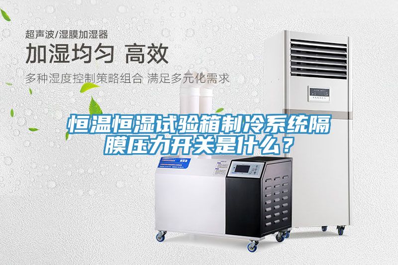 恒温恒湿试验箱制冷系统隔膜压力开关是什么？