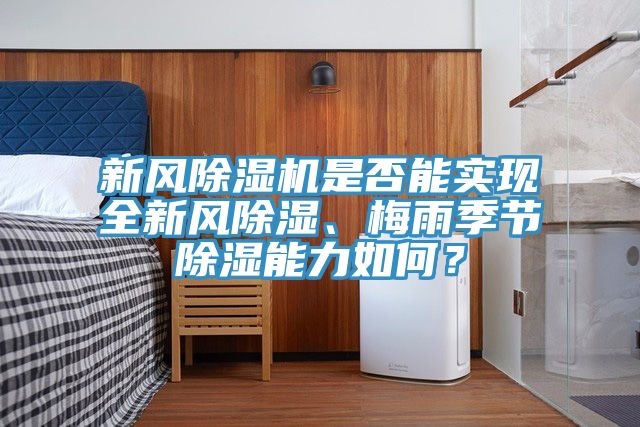 新风辣椒视频APP下载并安装是否能实现全新风除湿、梅雨季节除湿能力如何？