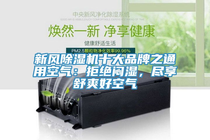 新风辣椒视频APP下载并安装十大品牌之通用空气：拒绝闷湿，尽享舒爽好空气