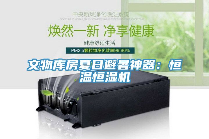 文物库房夏日避暑神器：恒温恒湿机