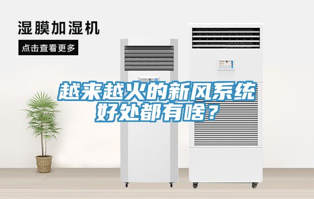 越来越火的新风系统好处都有啥？