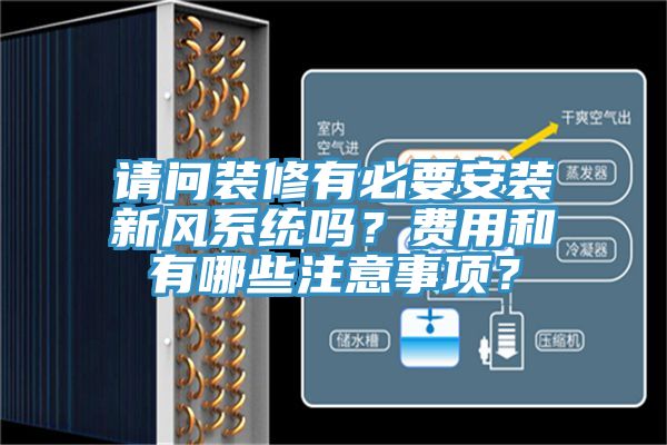 请问装修有必要安装新风系统吗？费用和有哪些注意事项？