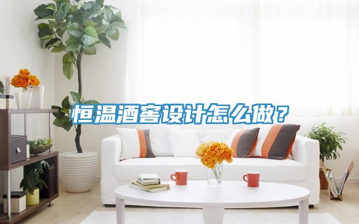 恒温酒窖设计怎么做？