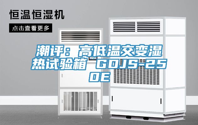 潮评：高低温交变湿热试验箱 GDJS-250E
