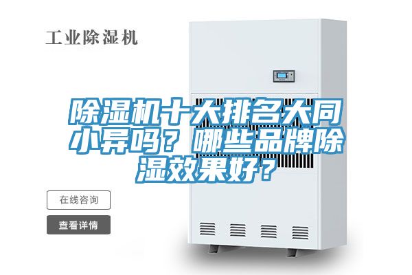 辣椒视频APP下载并安装十大排名大同小异吗？哪些品牌除湿效果好？